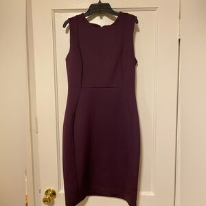 Calvin Klein Deep Purple Midi Dress